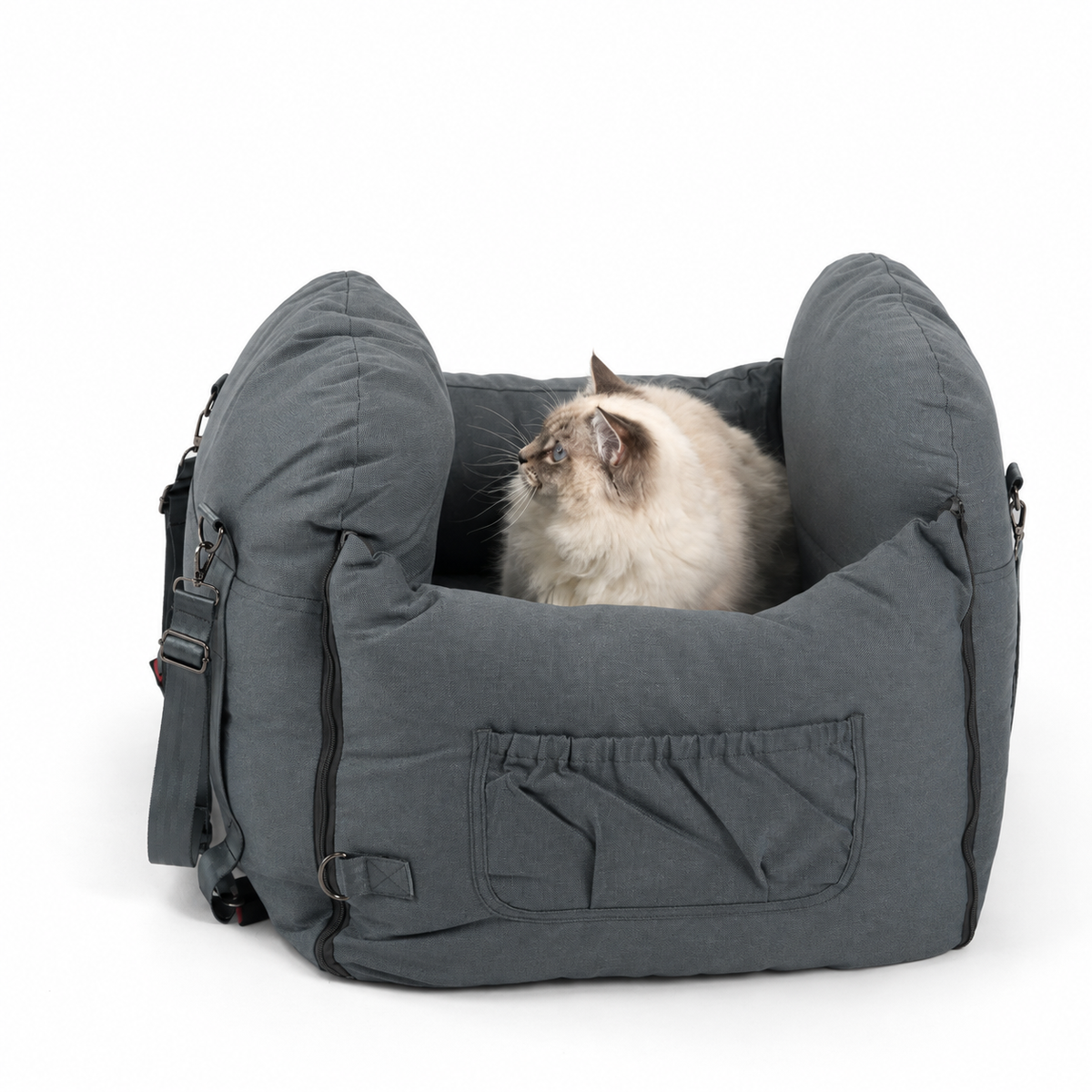 Anne ISOFIX Pet Car Seat - Stormy Gray