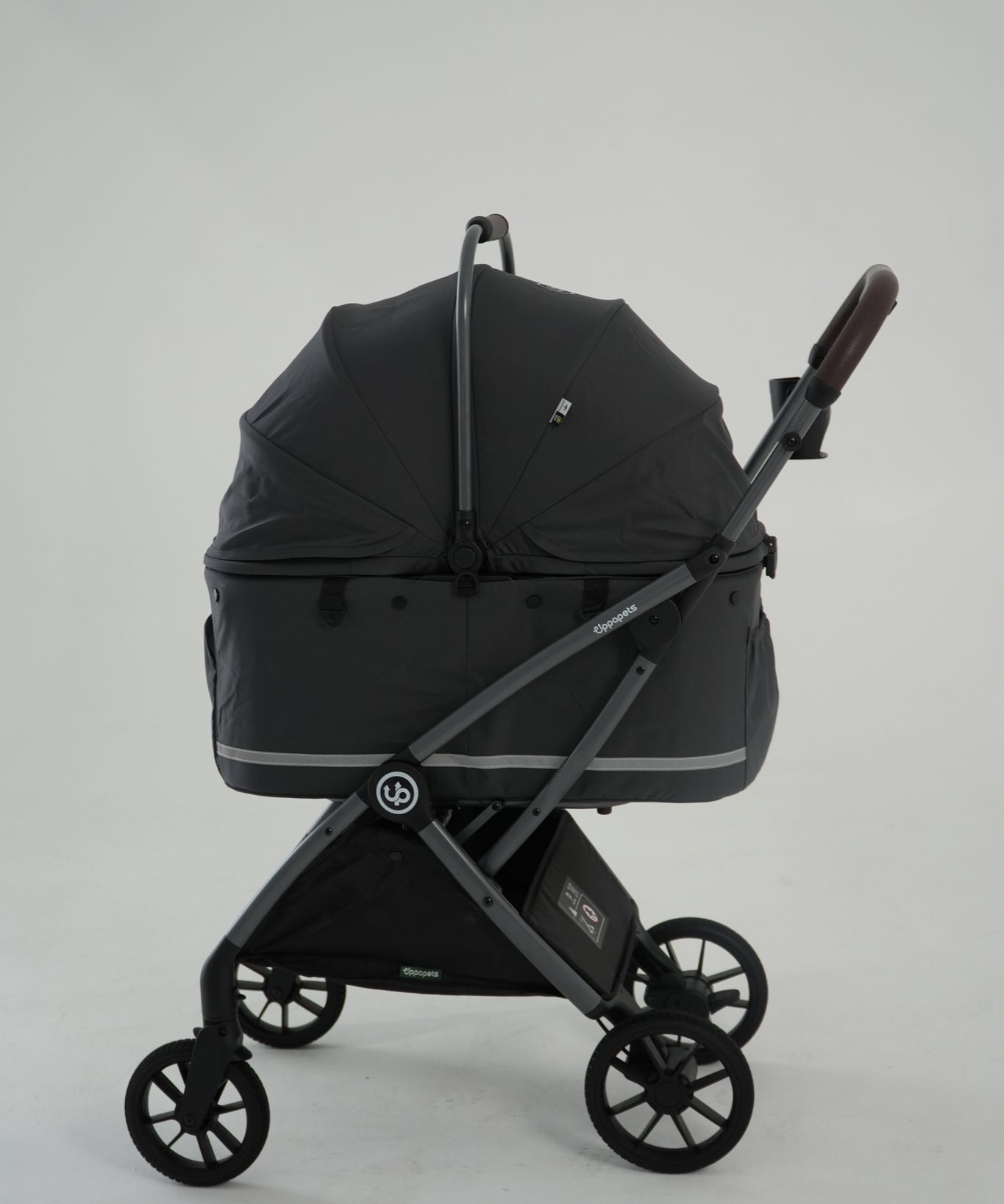 Flander 2-in-1 Pet Stroller - Charcoal