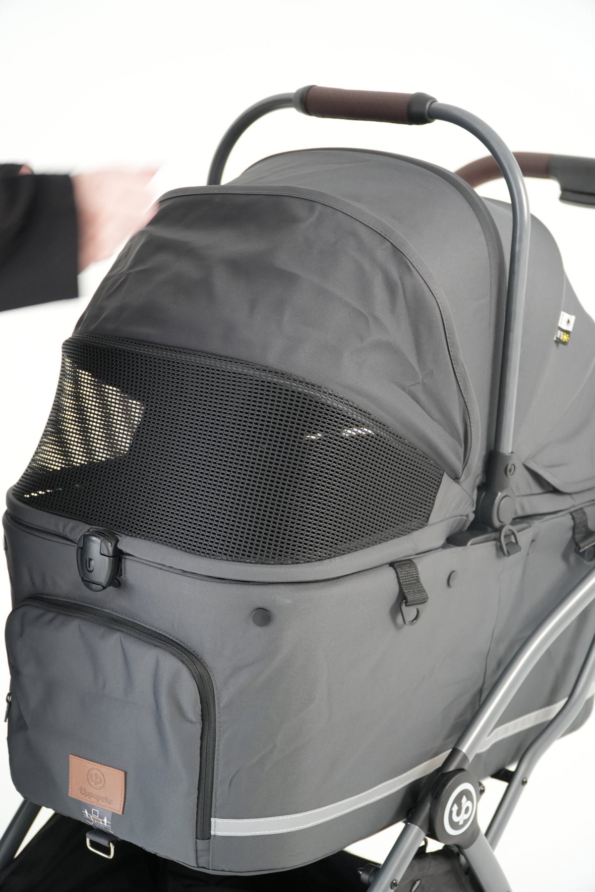 Flander 2-in-1 Pet Stroller - Charcoal