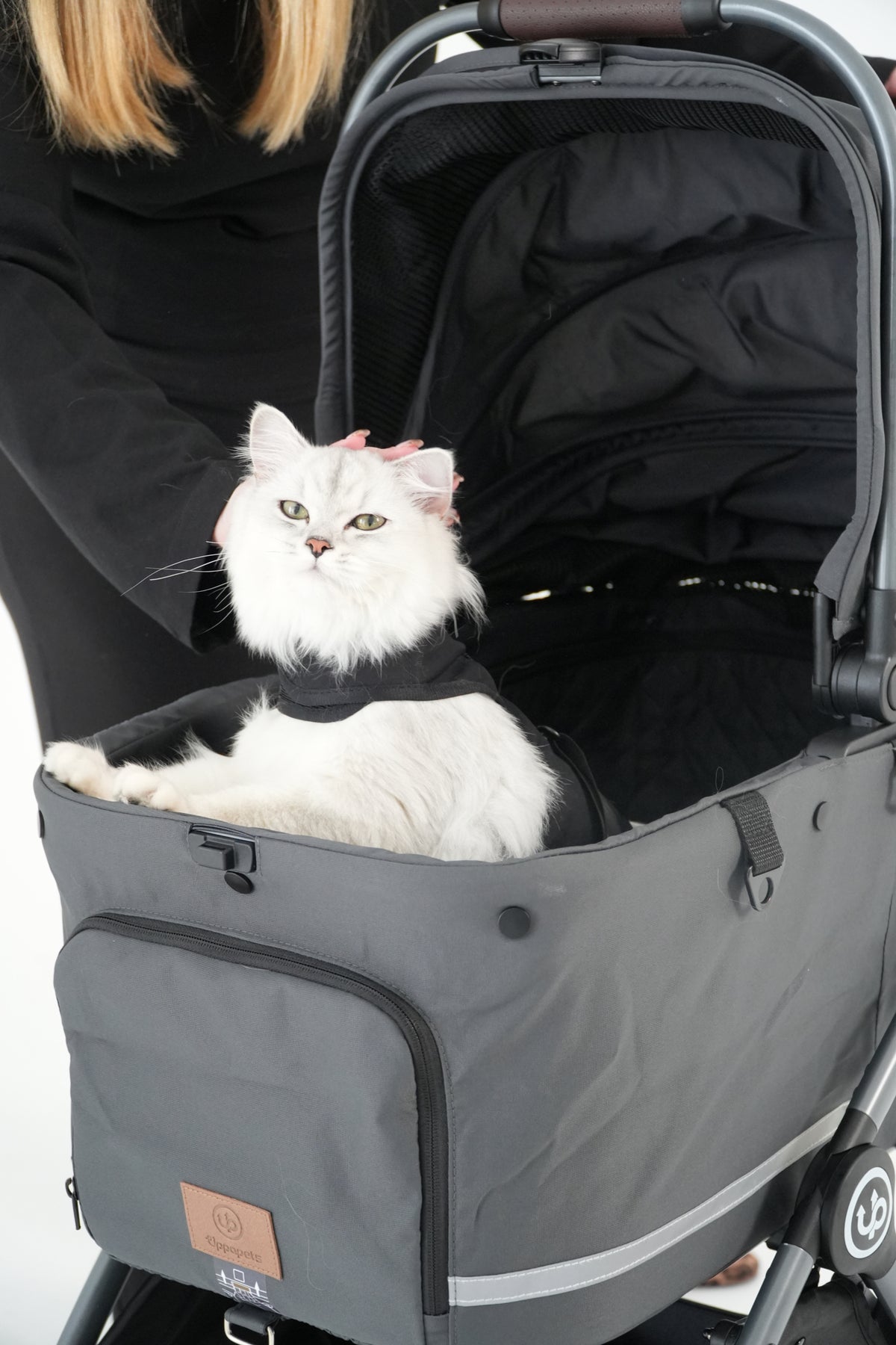 Flander 2-in-1 Pet Stroller - Charcoal