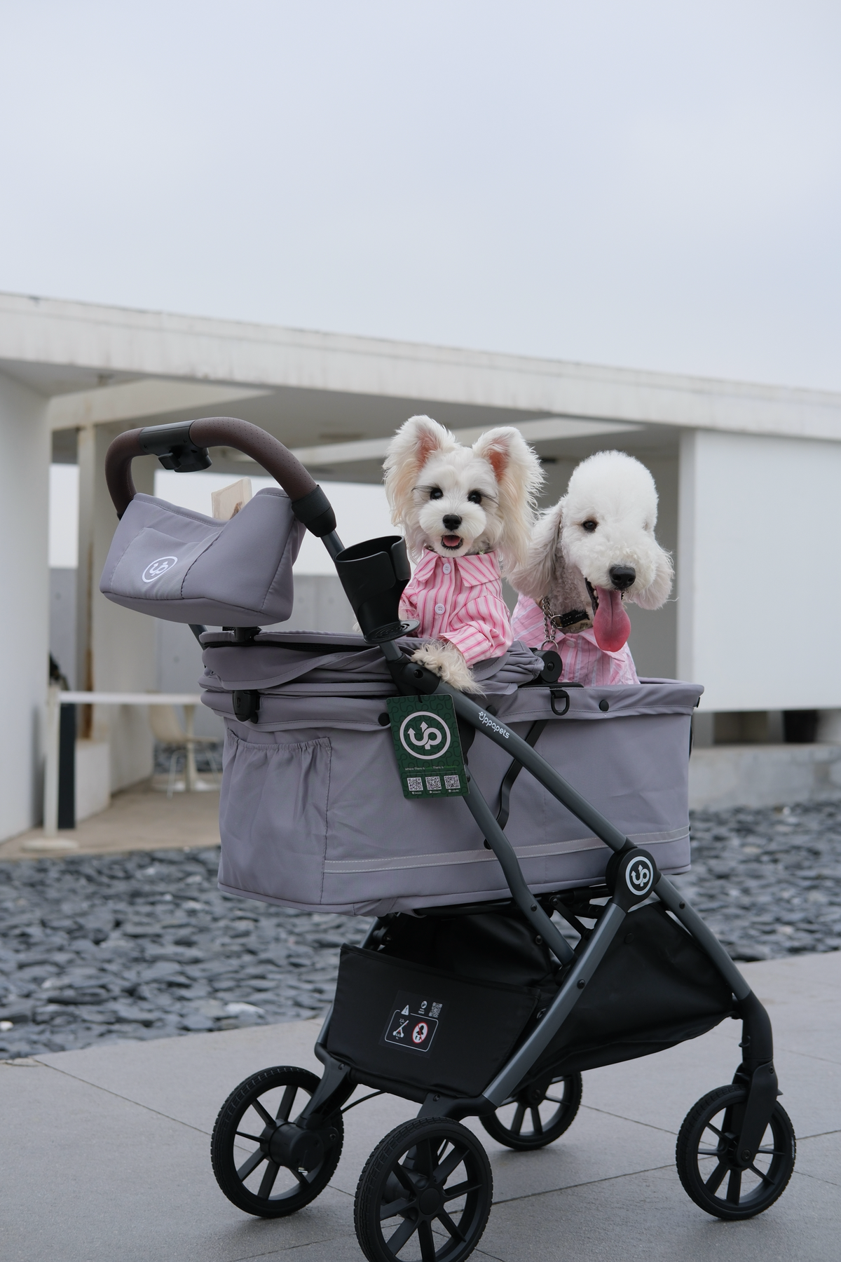Hybrid Pet Stroller - Warm Gray