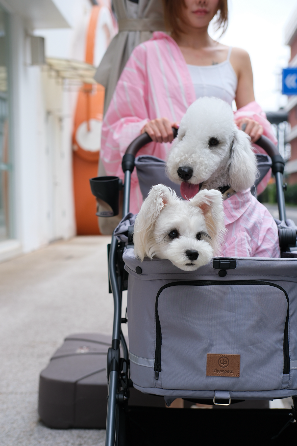 Hybrid Pet Stroller - Warm Gray