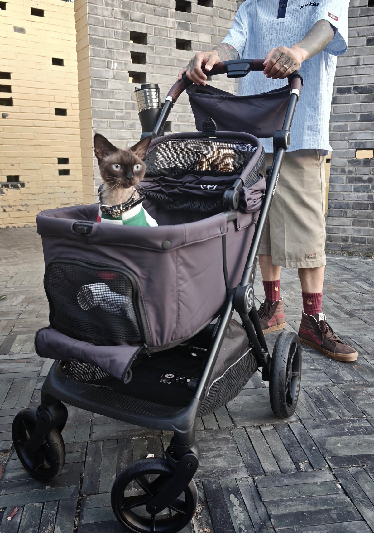 Nero Plus Pet Stroller - Black