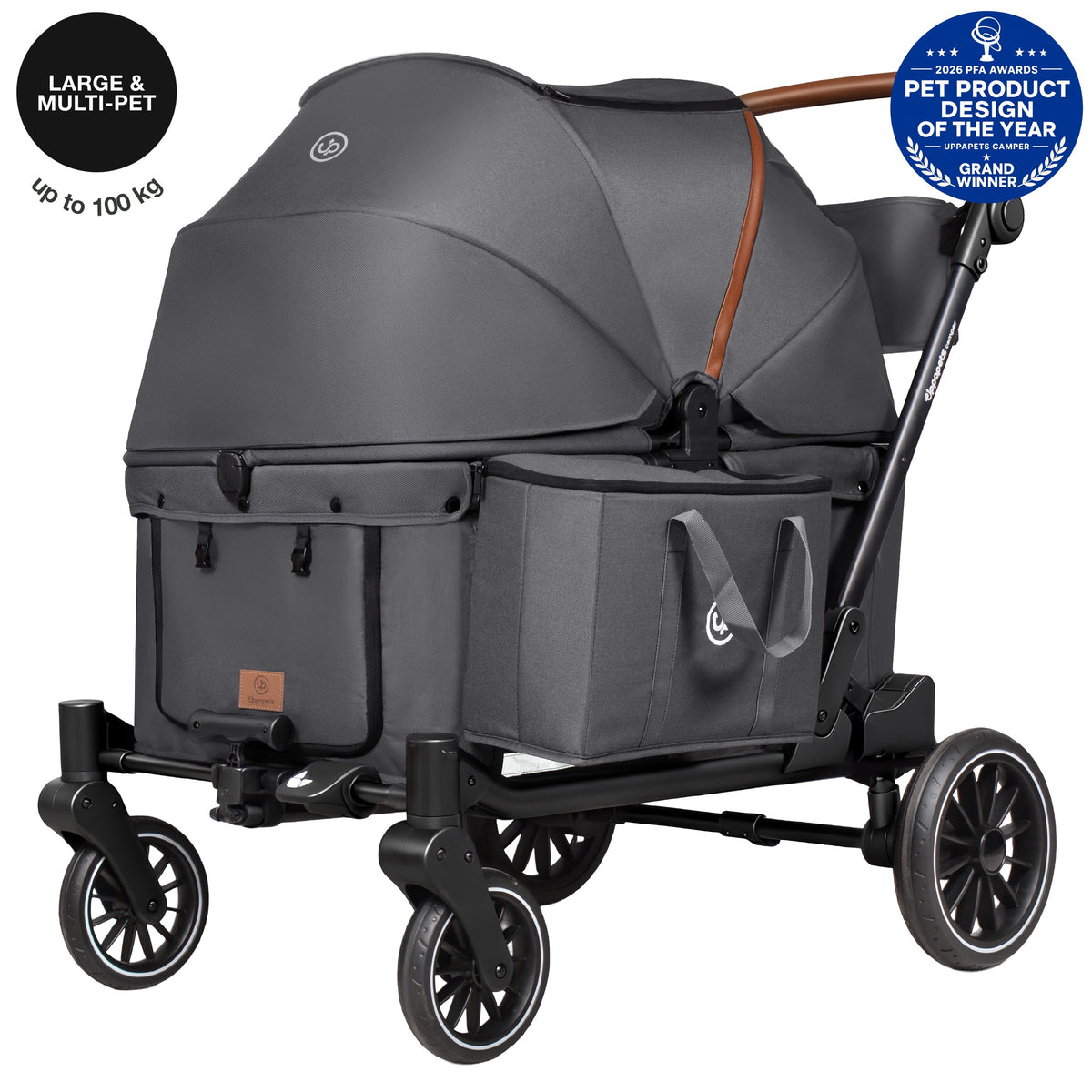Camper Max Pet Stroller - Grey