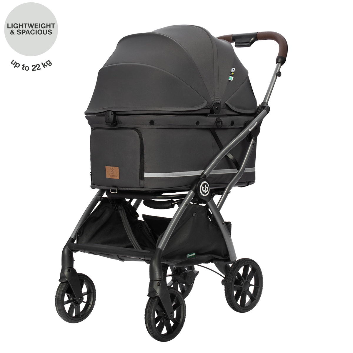 Hybrid Pet Stroller - Charcoal