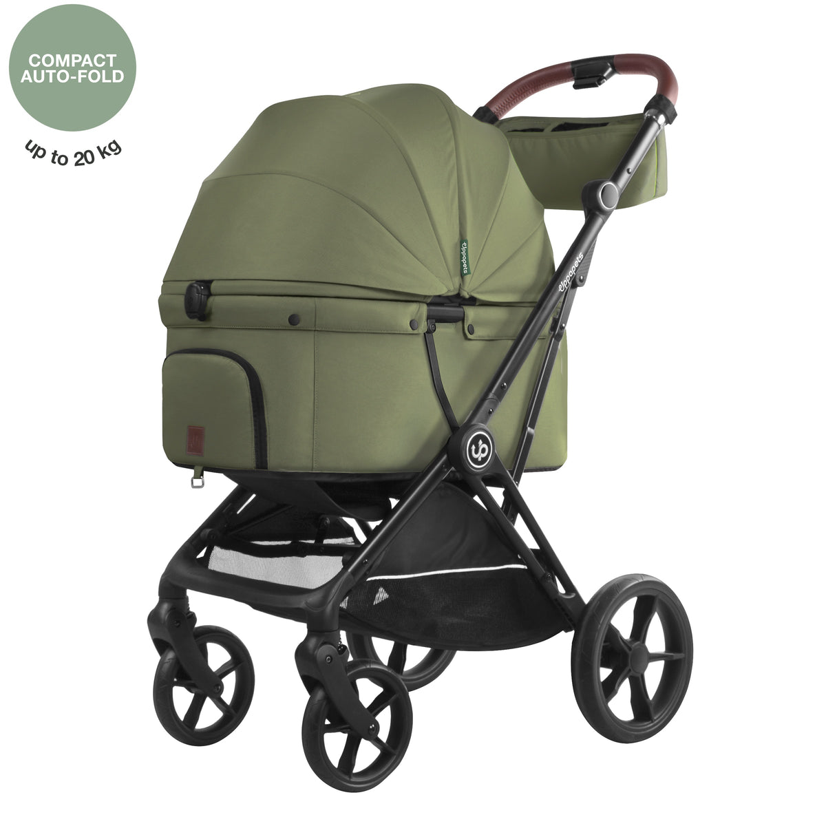 Nero Plus Pet Stroller - Green