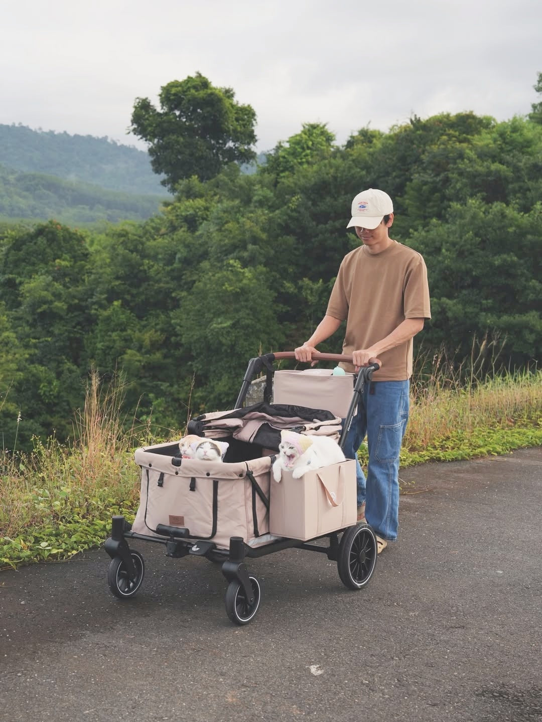 Camper Max Pet Stroller - Beige