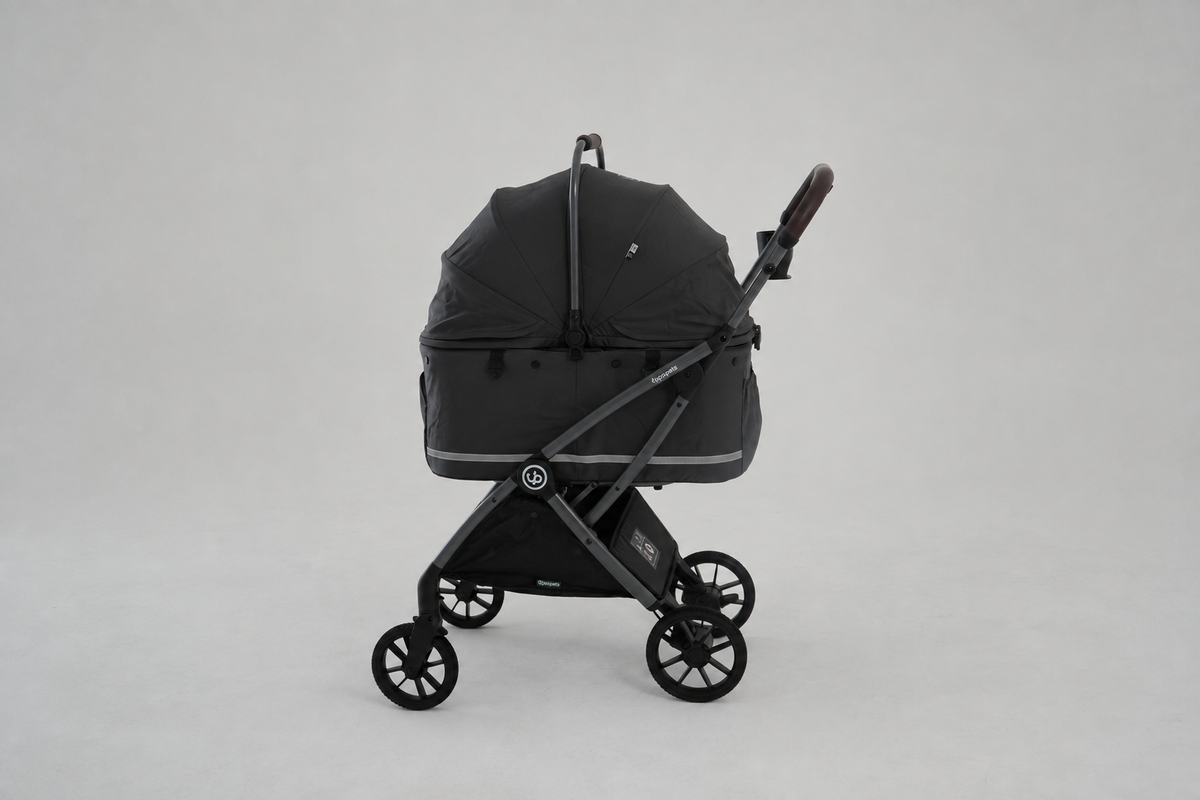 Flander 2-in-1 Pet Stroller - Charcoal
